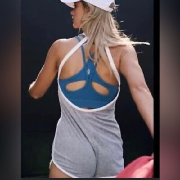 New Free People Ring Leader terry romper. Small - Picture 2 of 4